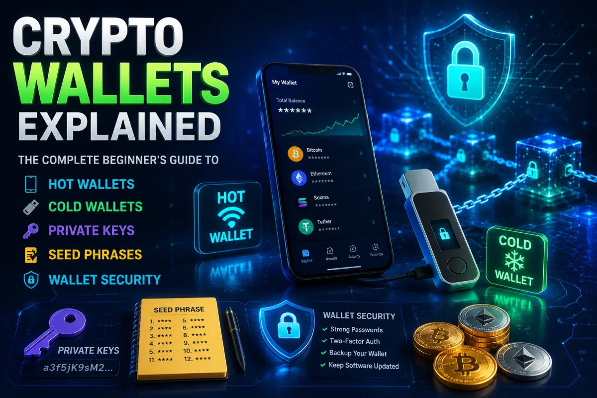 The Complete Beginner's Guide to Hot Wallets, Cold Wallets, Private Keys, Seed Phrases & Wallet Security
