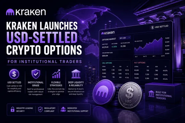 Kraken Launches Bitcoin and Ethereum Options With Portfolio Margin as Crypto Derivatives Competition Grows